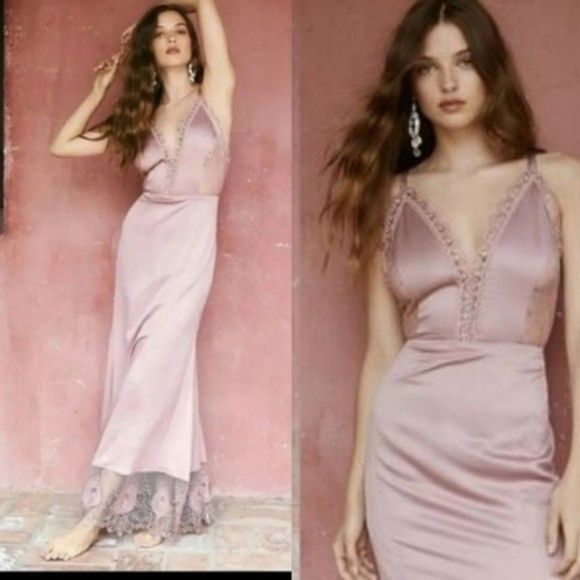 Free People Flutter Sillky Barbie Pink Maxi Dress - Picture 10 of 10